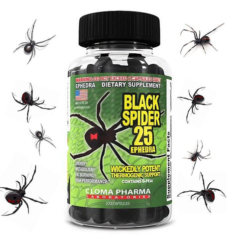 Cloma Pharma Black Spider 100 capsules
