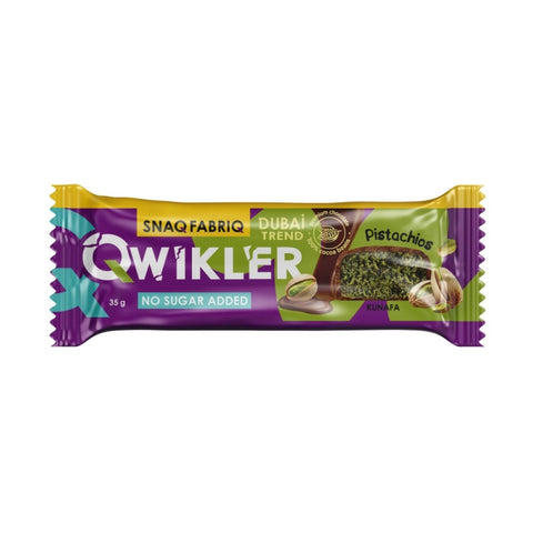 SNAQ FABRIQ QWIKLER Bar DUBAI COLLECTION with pistachio and crispy dough 35G