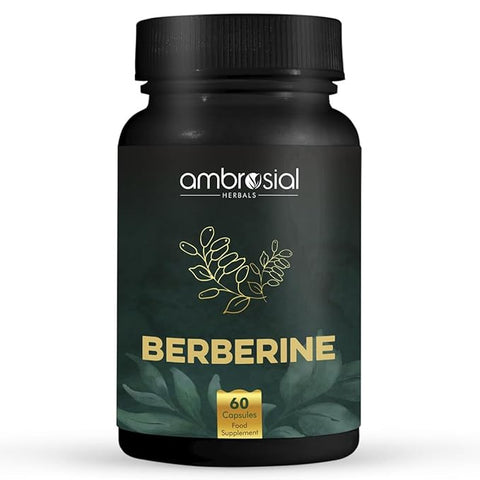 Ambrosial Berberine HCL 500 mg - 60 Capsules