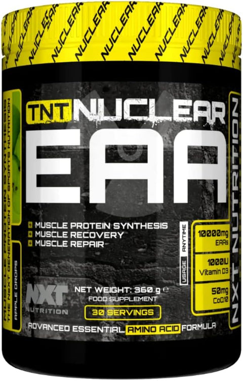 NXT TNT Nuclear EAAS ICY BLUE RAZZ 360g -نكست نيوتريشن - تي إن تي نيوكلير الأحماض الأمينية