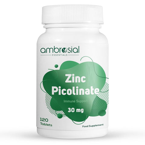 Ambrosial Zinc Picolinate 30 mg - 120 Tablets