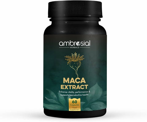 Ambrosial  Maca Root Extract 500 mg - 60 Capsules