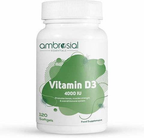 AMBROSIAL Vitamin D3 4000 IU 120 softgel