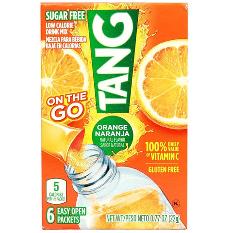 Tang Orange Zero Sugar 6 packets 22G