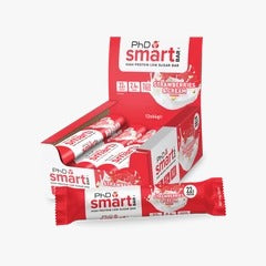 BOX - PHD Smart Bar Strawbry & Cream 12X64 G